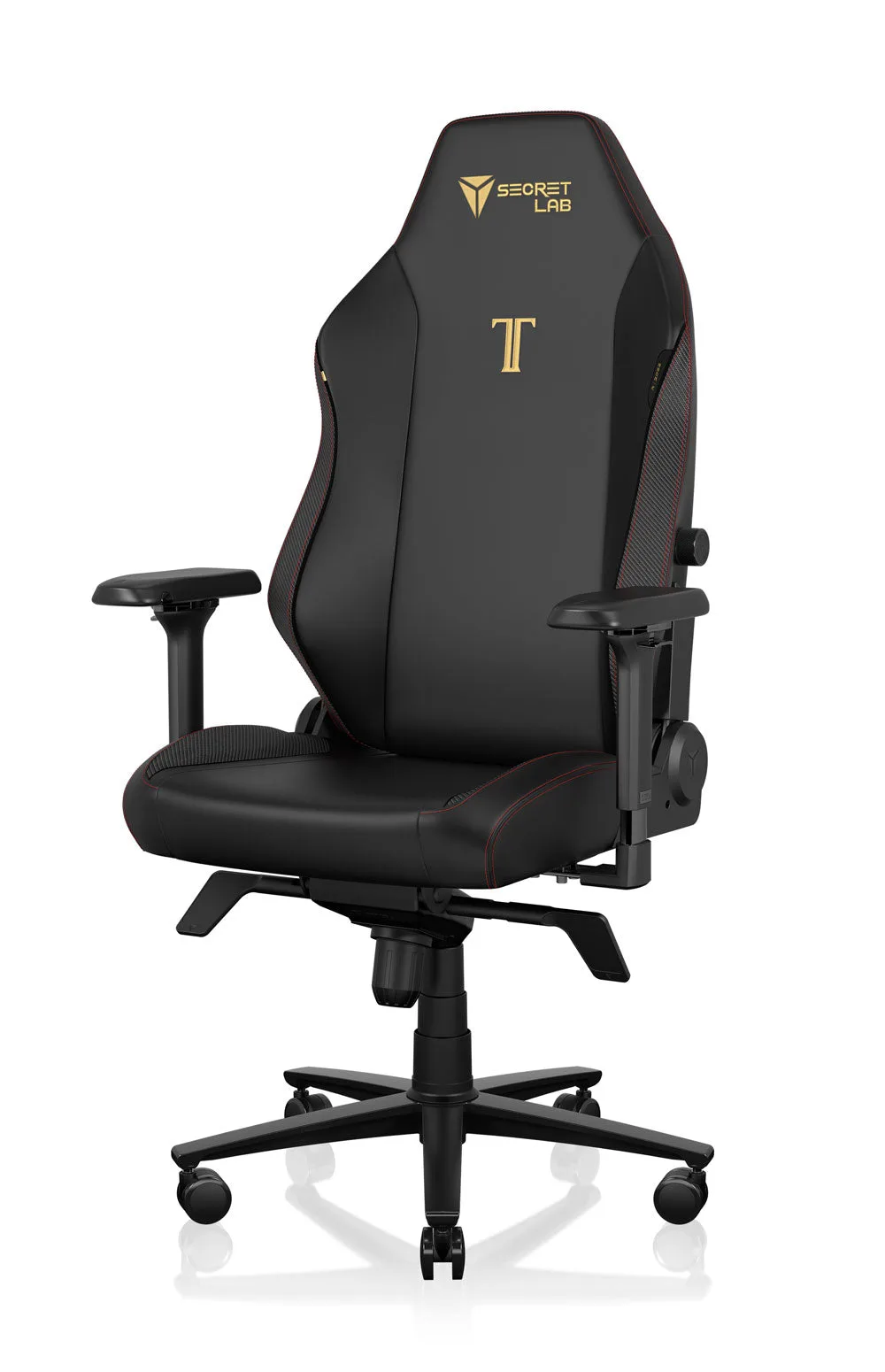 Secretlab Titan Evo gaming chair in Stealth black NEO Hybrid Leatherette, official product photo